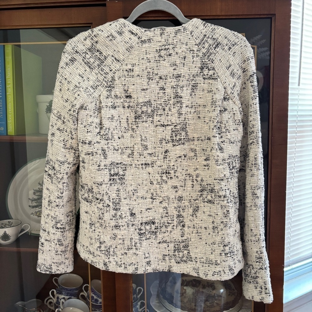 Derek Lam 10 Crosby High Low Tweed Jacket Womens Size 2 - Picture 5 of 8